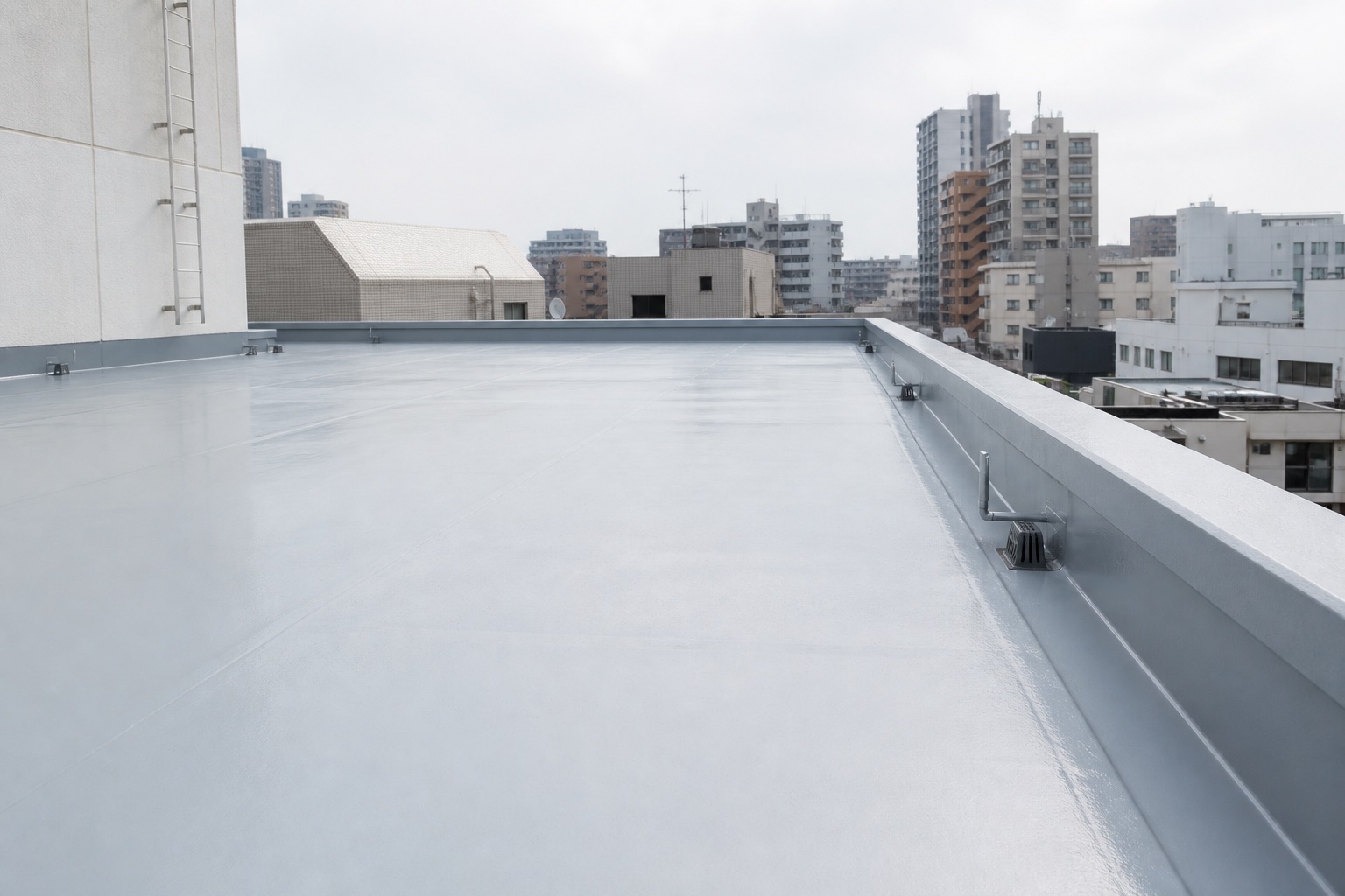 防水改修後の明るい屋上